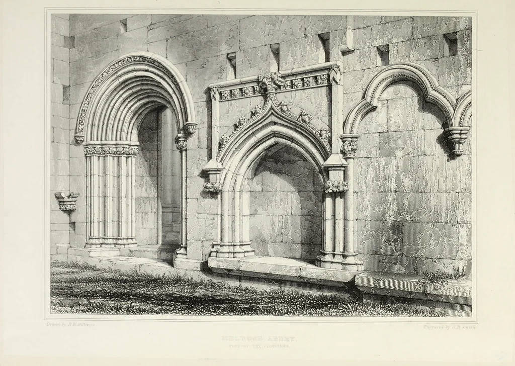 An illustration from The baronial and ecclesiastical antiquities of Scotland, 1852, leaf 50