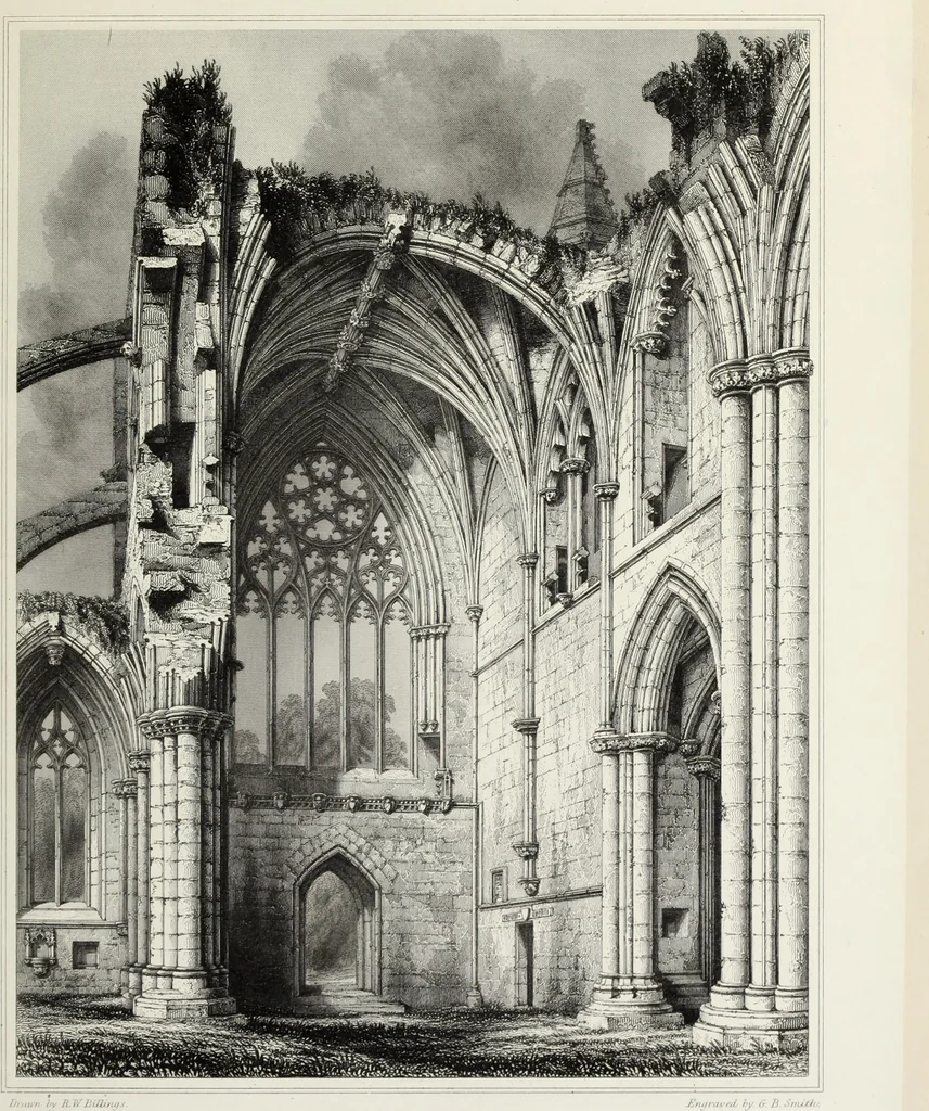 An illustration from The baronial and ecclesiastical antiquities of Scotland, 1852, leaf 58