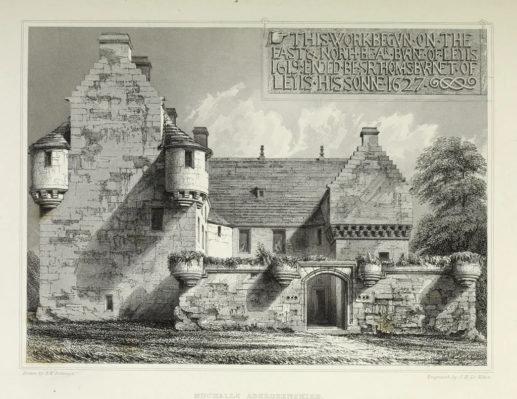 An illustration from The baronial and ecclesiastical antiquities of Scotland, 1852, leaf 98