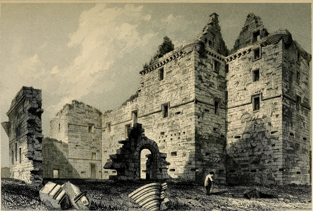 An illustration from The baronial and ecclesiastical antiquities of Scotland, 1845, leaf 102