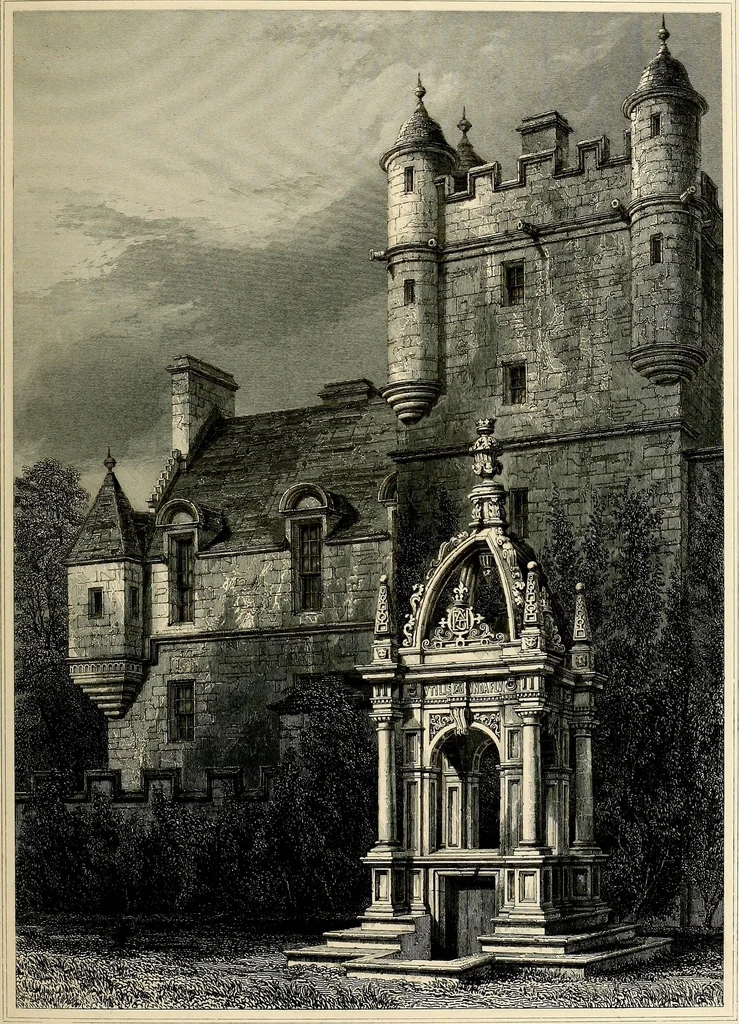 An illustration from The baronial and ecclesiastical antiquities of Scotland, 1845, leaf 124