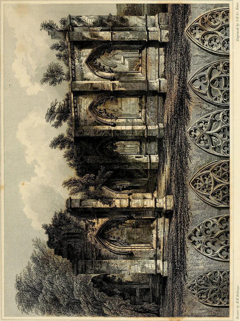 An illustration from The baronial and ecclesiastical antiquities of Scotland, 1845, leaf 14