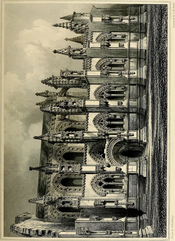 An illustration from The baronial and ecclesiastical antiquities of Scotland, 1845, leaf 148