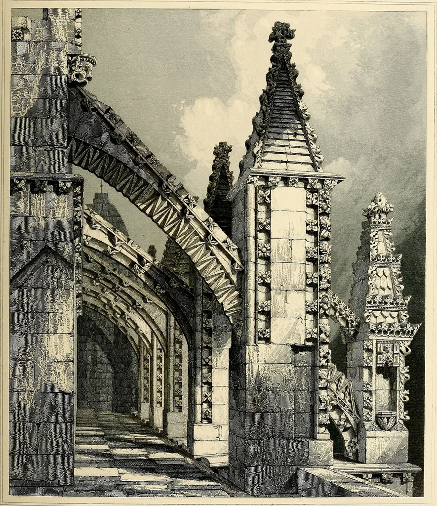 An illustration from The baronial and ecclesiastical antiquities of Scotland, 1845, leaf 152