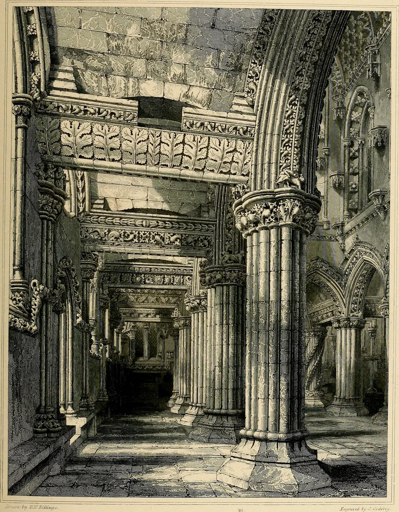 An illustration from The baronial and ecclesiastical antiquities of Scotland, 1845, leaf 154