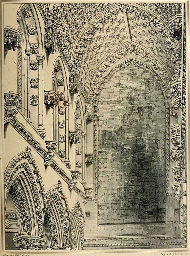 An illustration from The baronial and ecclesiastical antiquities of Scotland, 1845, leaf 156