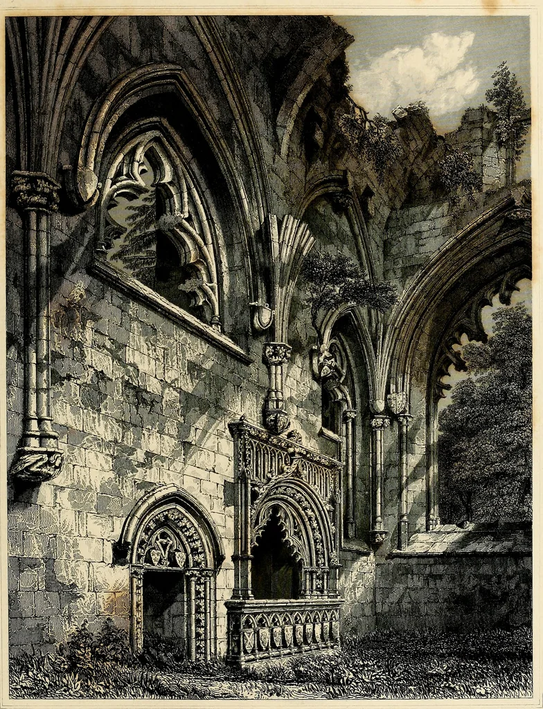 An illustration from The baronial and ecclesiastical antiquities of Scotland, 1845, leaf 16