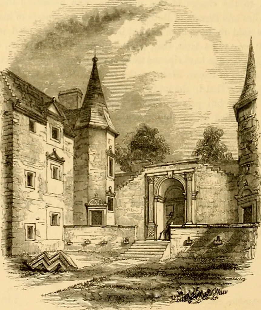 An illustration from The baronial and ecclesiastical antiquities of Scotland, 1845, leaf 197