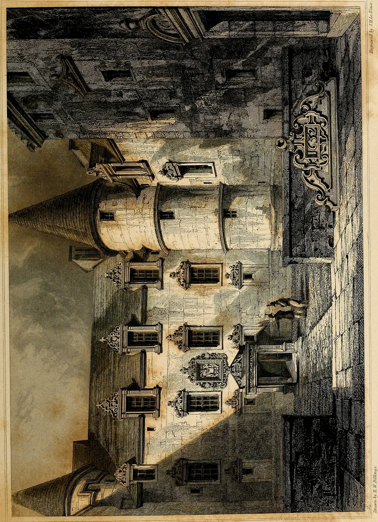 An illustration from The baronial and ecclesiastical antiquities of Scotland, 1845, leaf 202
