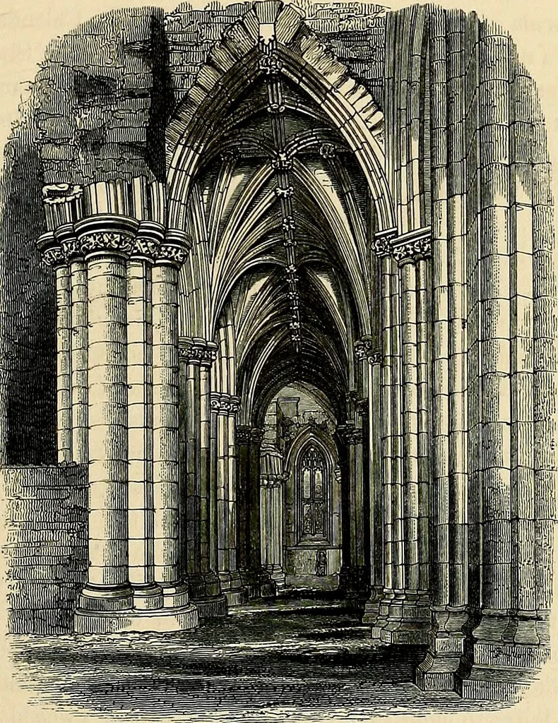 An illustration from The baronial and ecclesiastical antiquities of Scotland, 1845, leaf 28