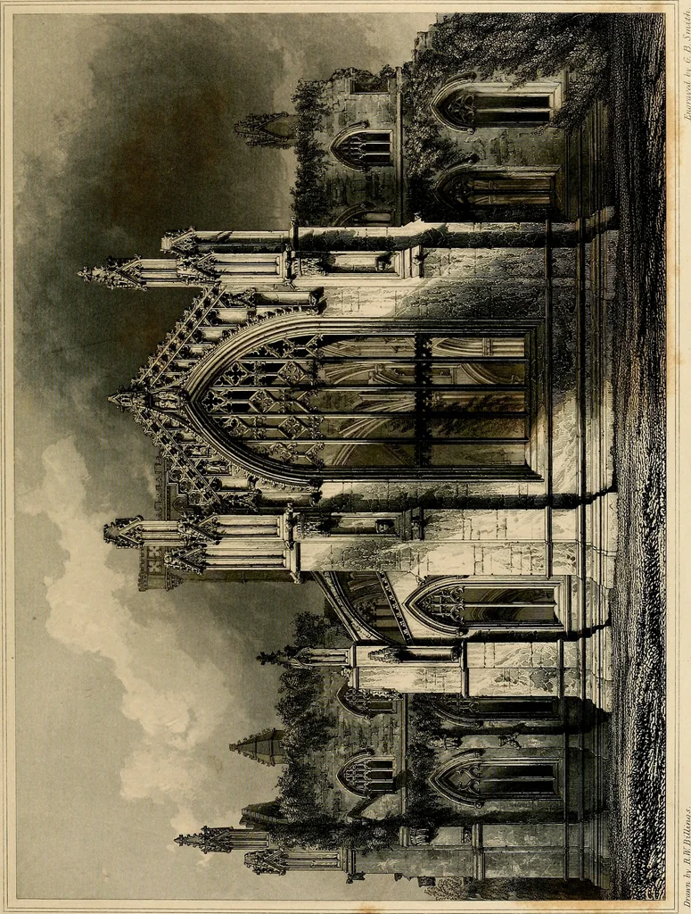 An illustration from The baronial and ecclesiastical antiquities of Scotland, 1845, leaf 34