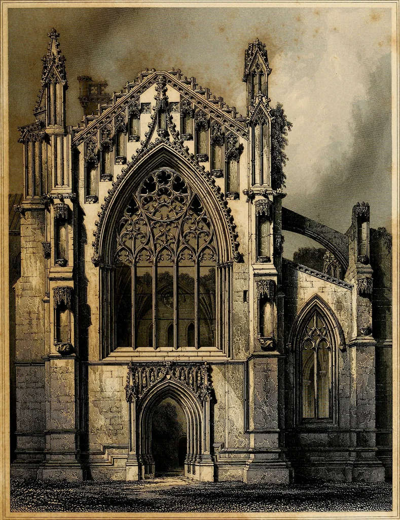 An illustration from The baronial and ecclesiastical antiquities of Scotland, 1845, leaf 36
