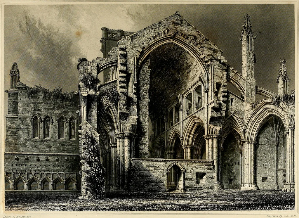 An illustration from The baronial and ecclesiastical antiquities of Scotland, 1845, leaf 42