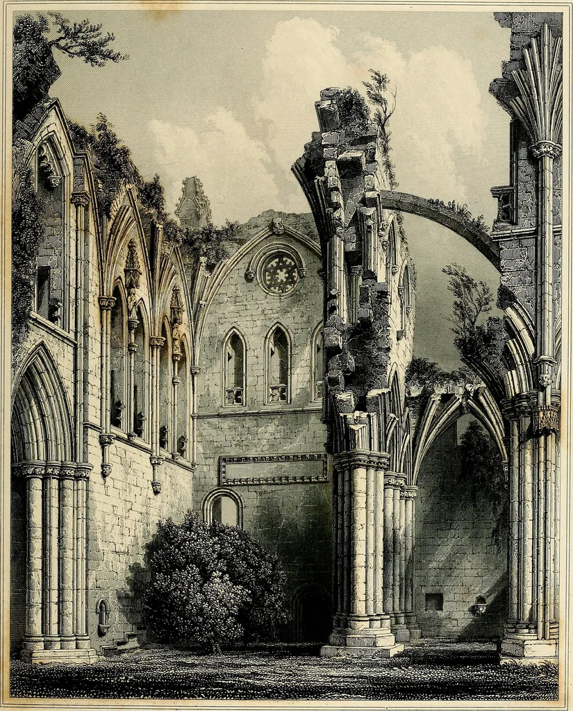 An illustration from The baronial and ecclesiastical antiquities of Scotland, 1845, leaf 46