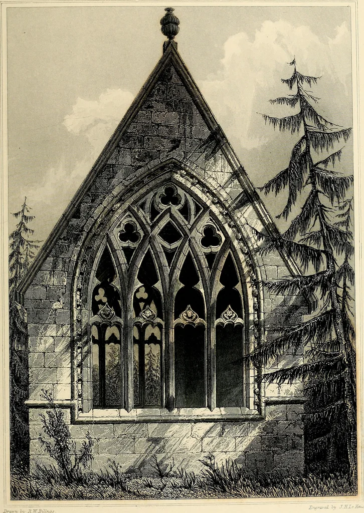 An illustration from The baronial and ecclesiastical antiquities of Scotland, 1845, leaf 54