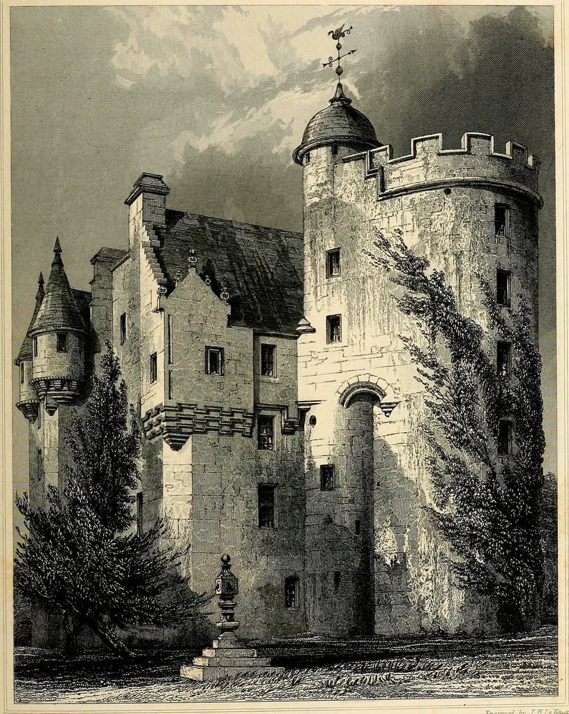 An illustration from The baronial and ecclesiastical antiquities of Scotland, 1845, leaf 60