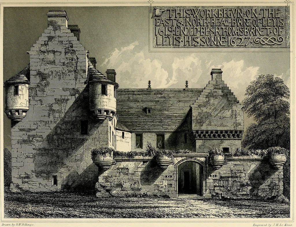 An illustration from The baronial and ecclesiastical antiquities of Scotland, 1845, leaf 76