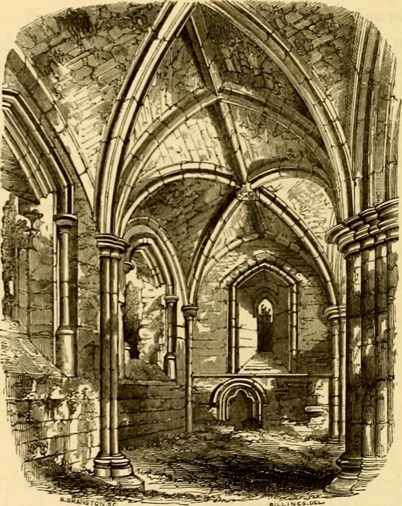 An illustration from The baronial and ecclesiastical antiquities of Scotland, 1845, leaf 79