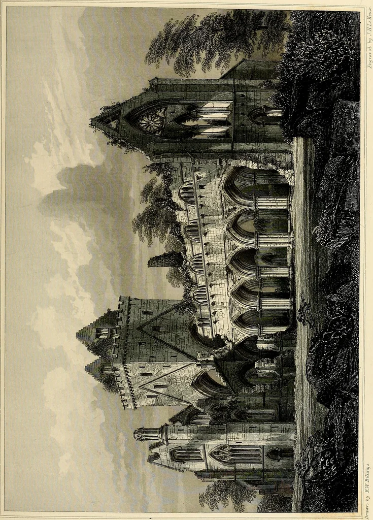 An illustration from The baronial and ecclesiastical antiquities of Scotland, 1845, leaf 82