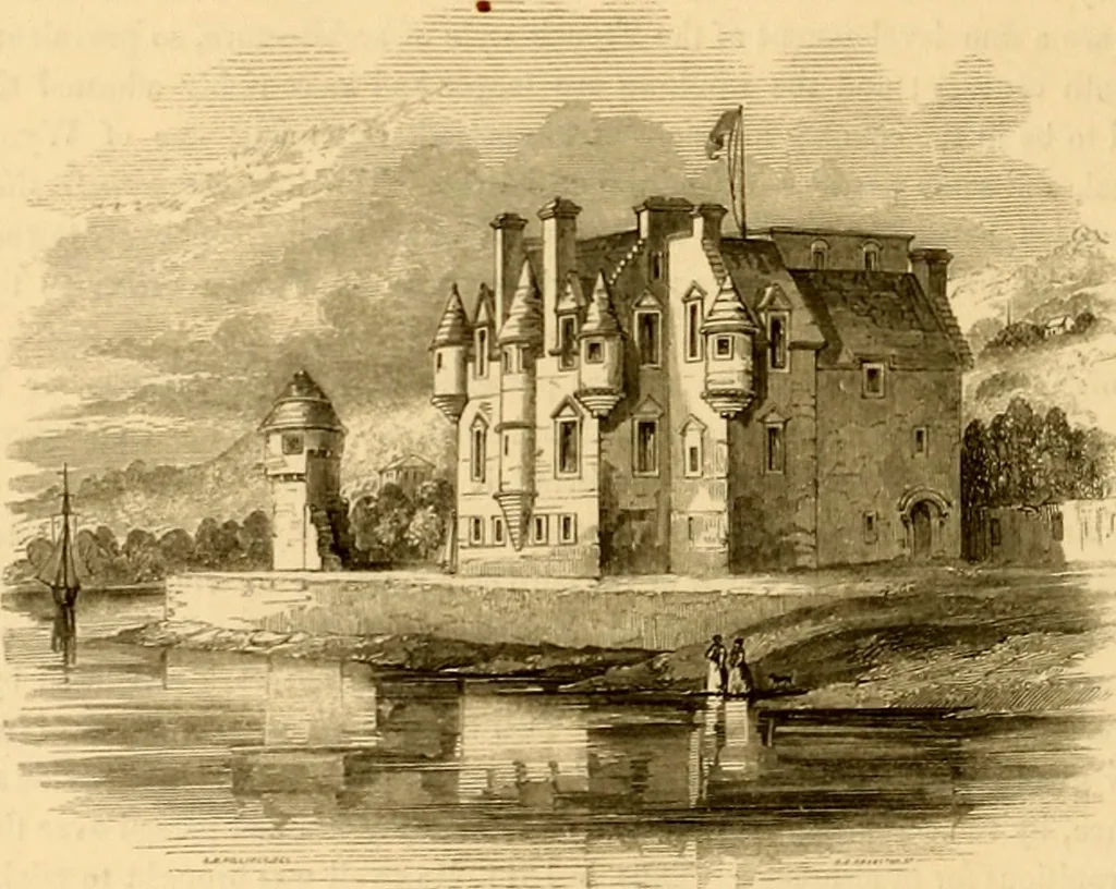 An illustration from The baronial and ecclesiastical antiquities of Scotland, 1845, leaf 91