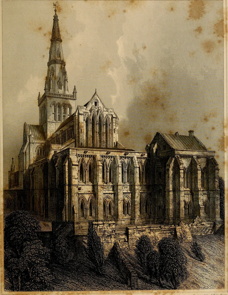 An illustration from The baronial and ecclesiastical antiquities of Scotland, 1845, leaf 22