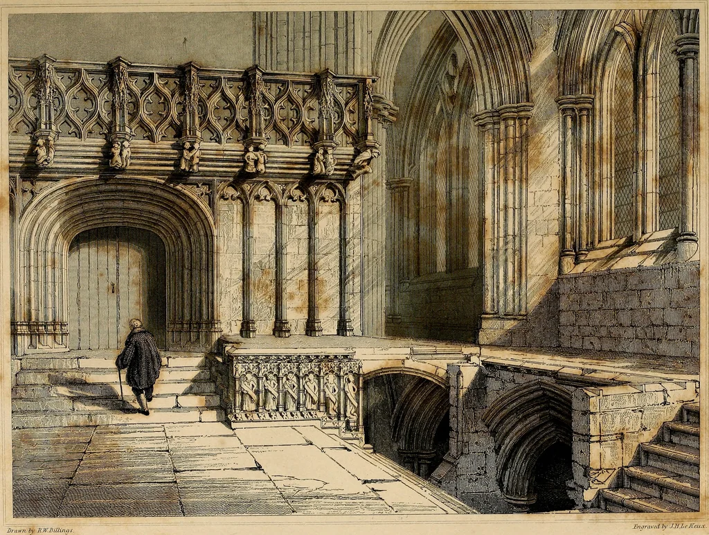 An illustration from The baronial and ecclesiastical antiquities of Scotland, 1845, leaf 28