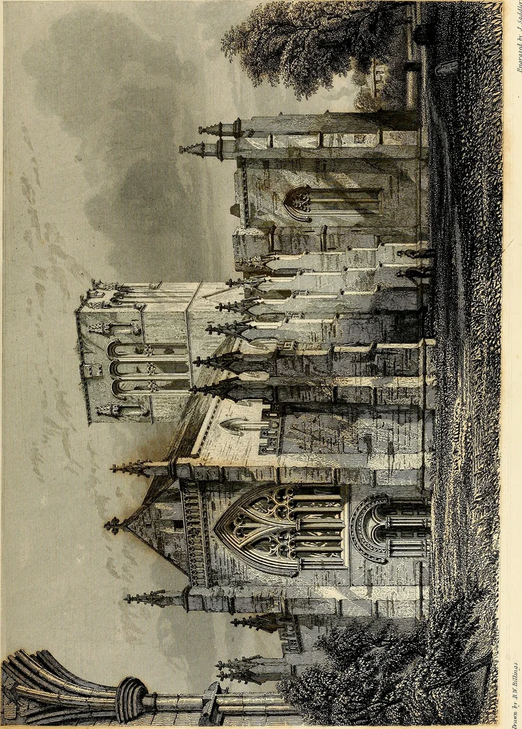 An illustration from The baronial and ecclesiastical antiquities of Scotland, 1845, leaf 44
