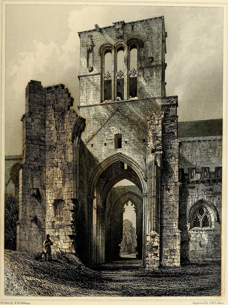 An illustration from The baronial and ecclesiastical antiquities of Scotland, 1845, leaf 46