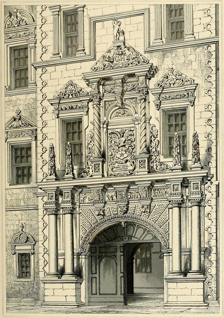 An illustration from The baronial and ecclesiastical antiquities of Scotland, 1845, leaf 56