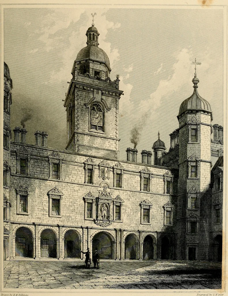 An illustration from The baronial and ecclesiastical antiquities of Scotland, 1845, leaf 58