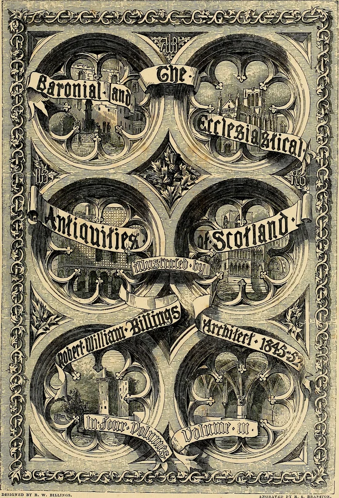 An illustration from The baronial and ecclesiastical antiquities of Scotland, 1845, leaf 6
