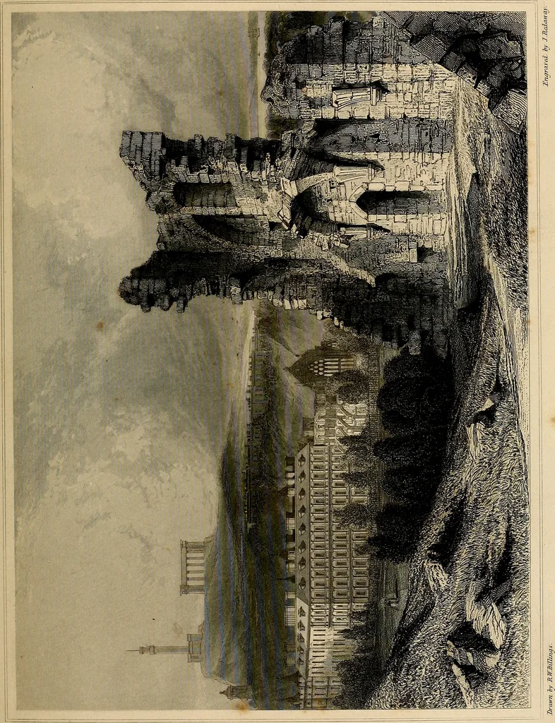 An illustration from The baronial and ecclesiastical antiquities of Scotland, 1845, leaf 74
