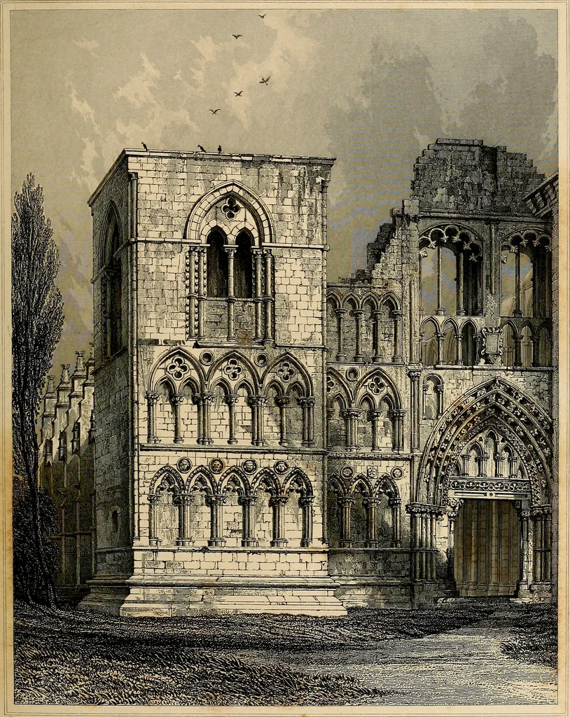 An illustration from The baronial and ecclesiastical antiquities of Scotland, 1845, leaf 80