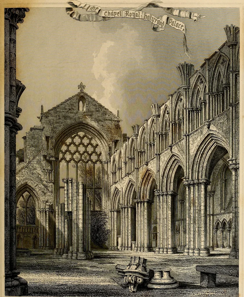 An illustration from The baronial and ecclesiastical antiquities of Scotland, 1845, leaf 82