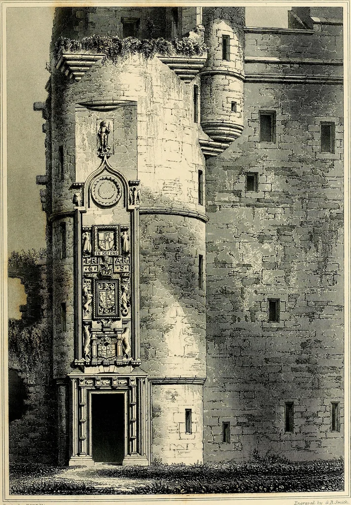 An illustration from The baronial and ecclesiastical antiquities of Scotland, 1845, leaf 96