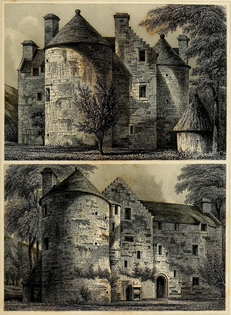 An illustration from The baronial and ecclesiastical antiquities of Scotland, 1845, leaf 14