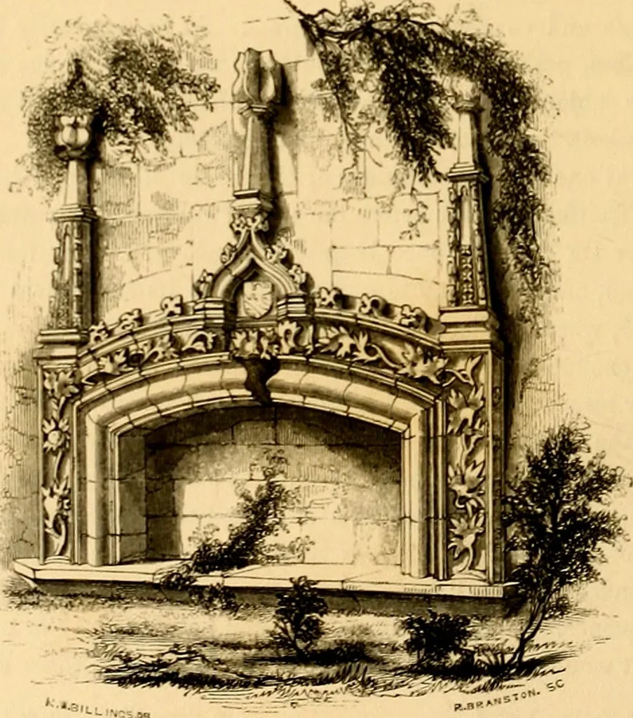 An illustration from The baronial and ecclesiastical antiquities of Scotland, 1845, leaf 17