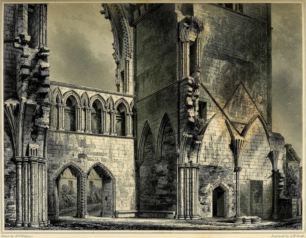 An illustration from The baronial and ecclesiastical antiquities of Scotland, 1845, leaf 176