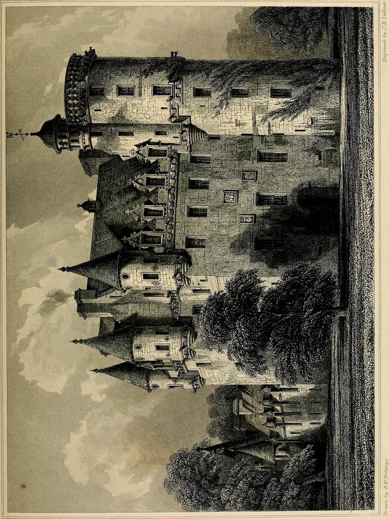 An illustration from The baronial and ecclesiastical antiquities of Scotland, 1845, leaf 202