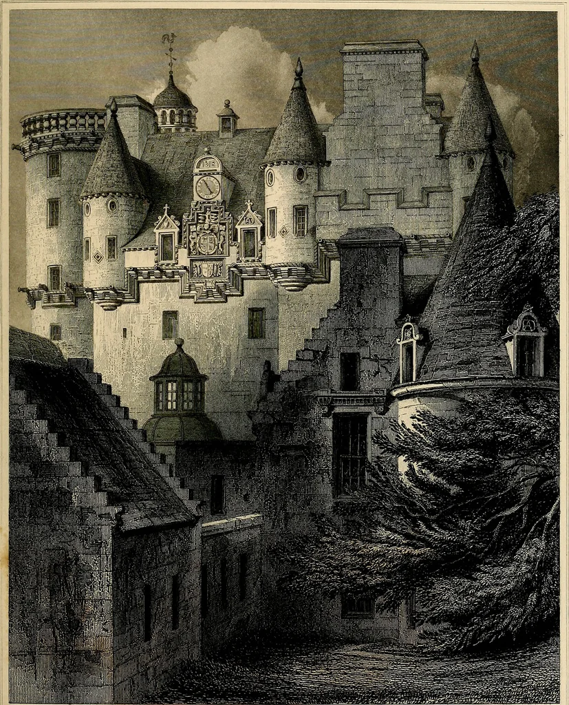 An illustration from The baronial and ecclesiastical antiquities of Scotland, 1845, leaf 204