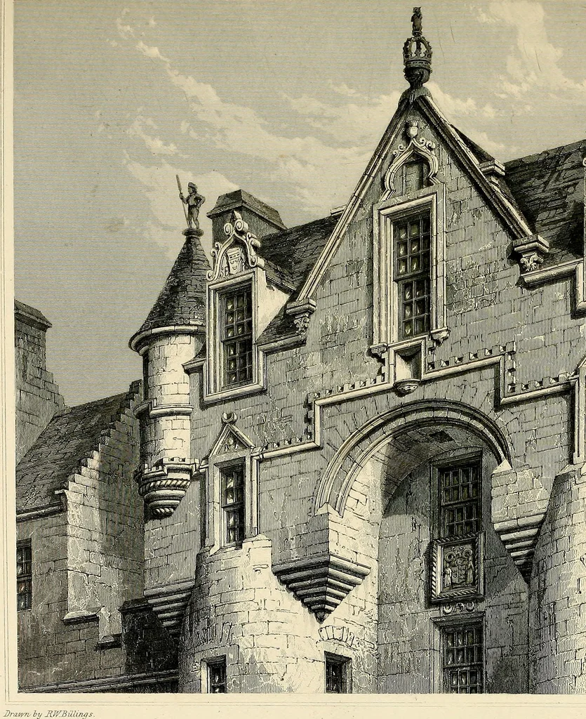 An illustration from The baronial and ecclesiastical antiquities of Scotland, 1845, leaf 216