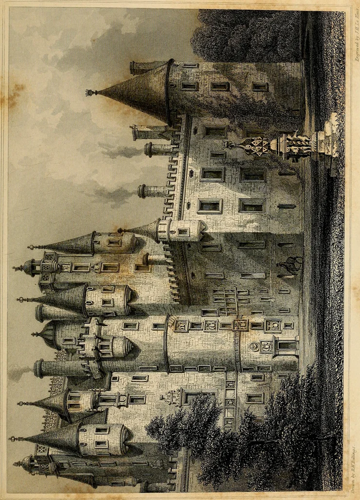 An illustration from The baronial and ecclesiastical antiquities of Scotland, 1845, leaf 224