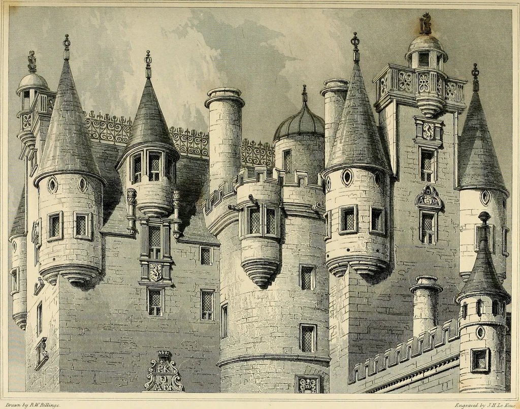 An illustration from The baronial and ecclesiastical antiquities of Scotland, 1845, leaf 226