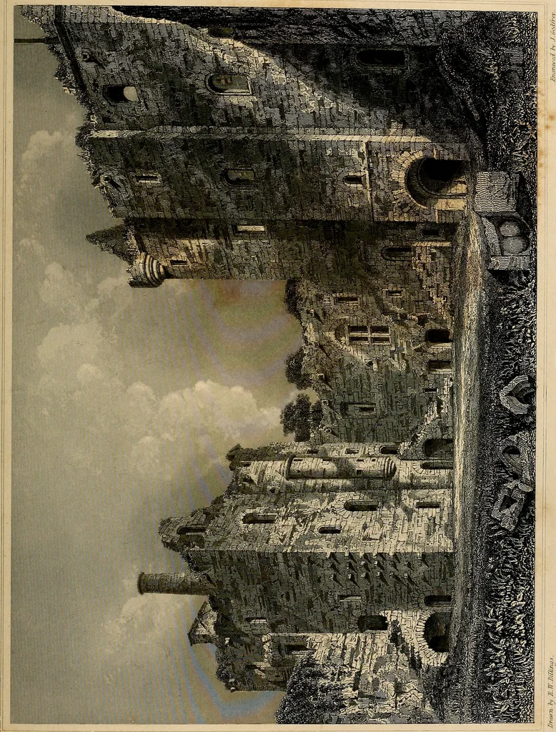 An illustration from The baronial and ecclesiastical antiquities of Scotland, 1845, leaf 30