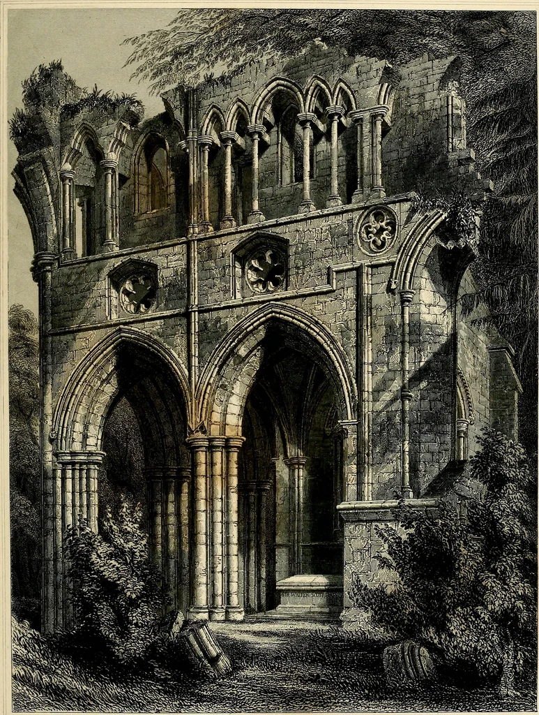 An illustration from The baronial and ecclesiastical antiquities of Scotland, 1845, leaf 44