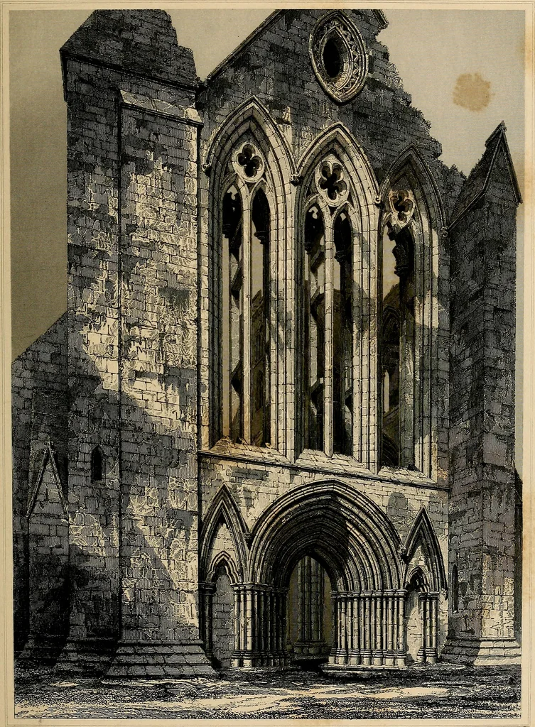 An illustration from The baronial and ecclesiastical antiquities of Scotland, 1845, leaf 54