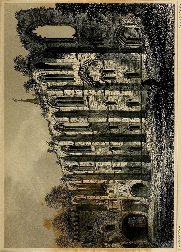 An illustration from The baronial and ecclesiastical antiquities of Scotland, 1845, leaf 84