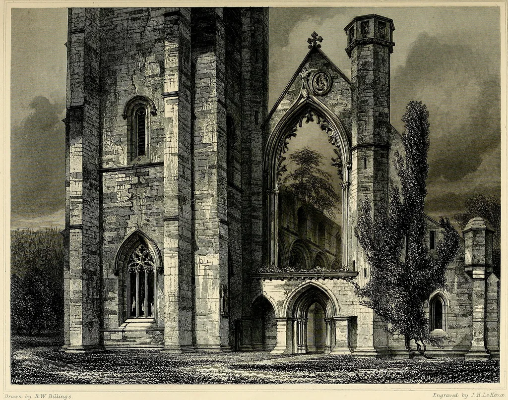 An illustration from The baronial and ecclesiastical antiquities of Scotland, 1845, leaf 94