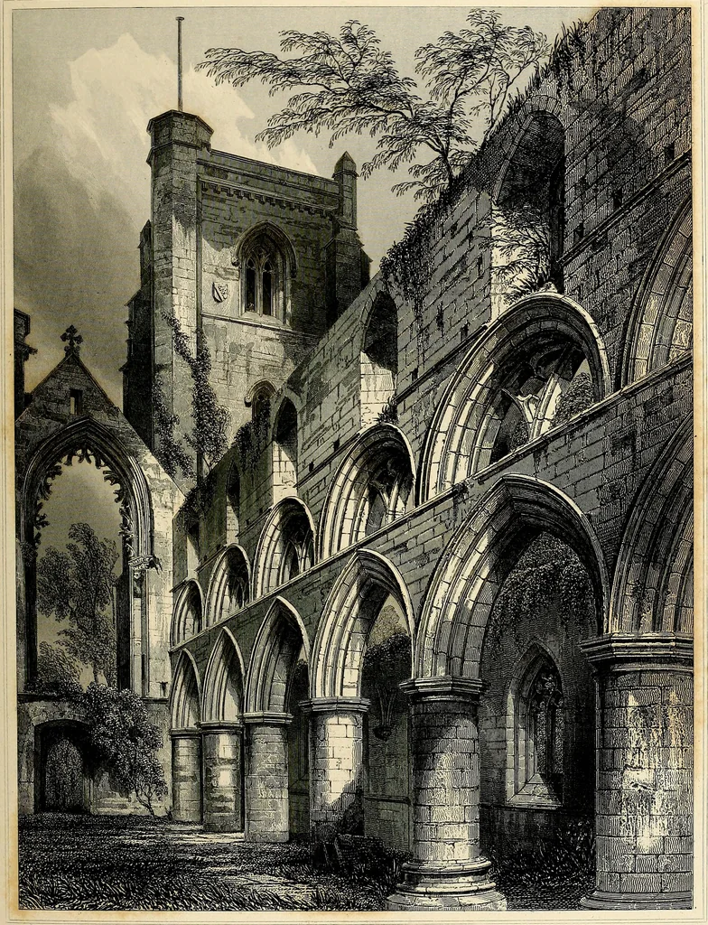 An illustration from The baronial and ecclesiastical antiquities of Scotland, 1845, leaf 96