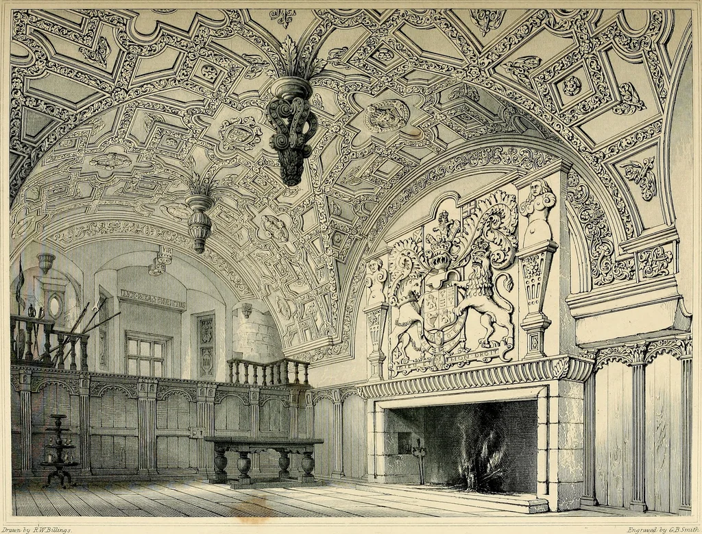 An illustration from The baronial and ecclesiastical antiquities of Scotland, 1845, leaf 202